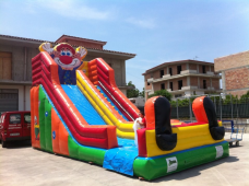 Slide Inflatable Clown mod mt.9x4x6h