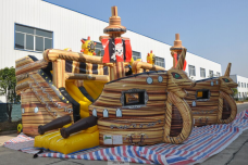 Inflatable slide mod. Mini Galleon mt 8x4.50x4.50h