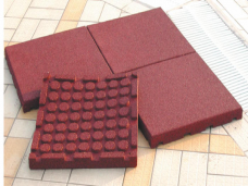 Rubber tile antitrauma